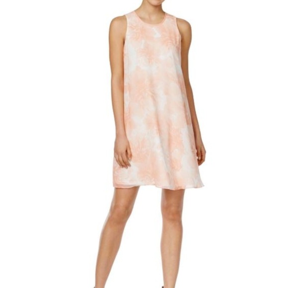 Calvin Klein Sleeveless Floral Print Dress - Picture 2 of 2